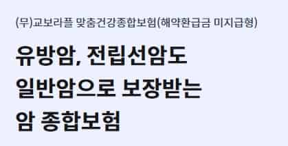 보험사별-암보험-차이-교보라이프플래닛
