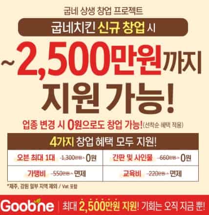 치킨-프랜차이즈-창업혜택-굽네치킨